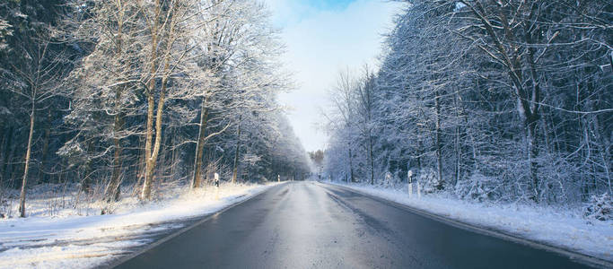 冬季道路景观