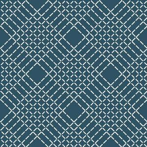 抽象的几何图案与线条, 菱形一个无缝的矢量背景.蓝白色纹理照片