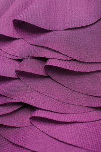 纹理分层波浪紫色织物图片