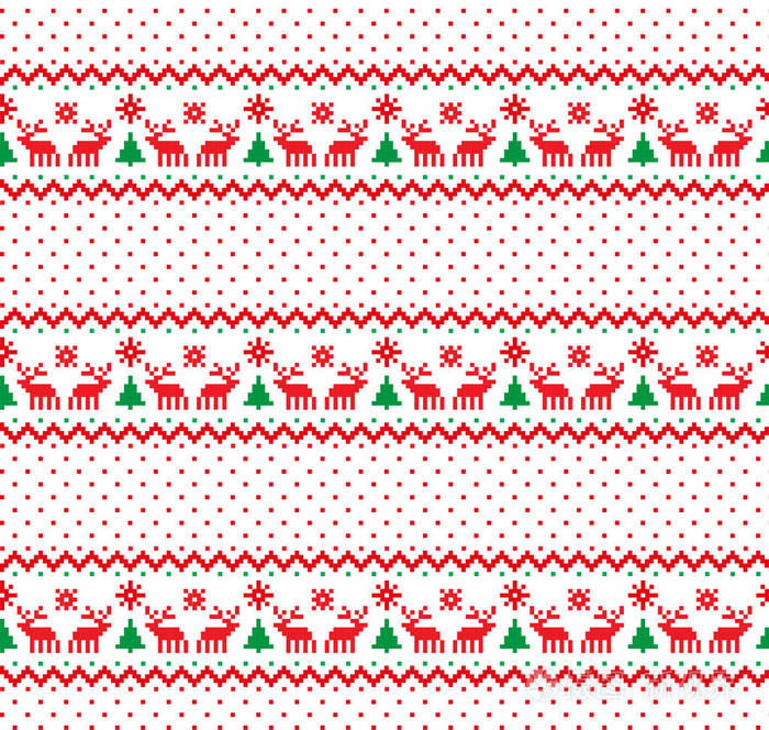 s Christmas pattern pixel