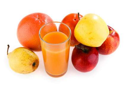 水果和一杯果汁