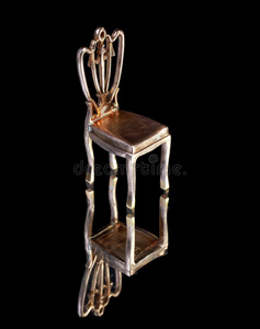 黄铜 长凳 剧院 座位 家具 道具 椅子 金属 镜子 反射