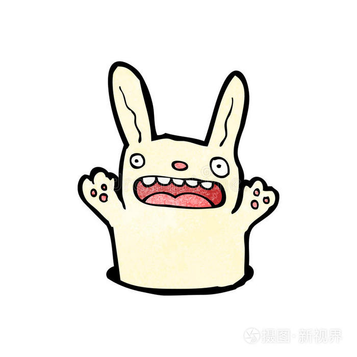 滑稽卡通兔