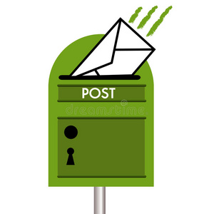 绿色邮箱