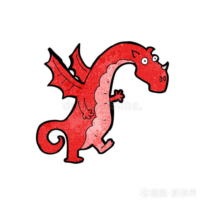 卡通喷火龙