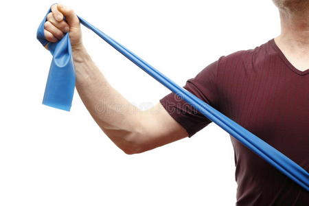 橡皮筋拉伸照片