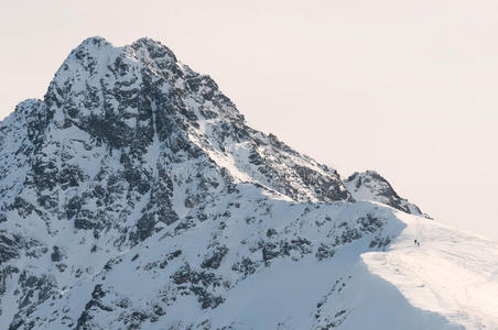 极端 后面 冒险 滑雪者 自然 荒野 风景 男人 阿尔卑斯山