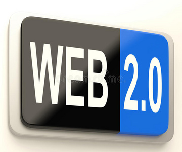 Web2.0按钮表示动态用户www