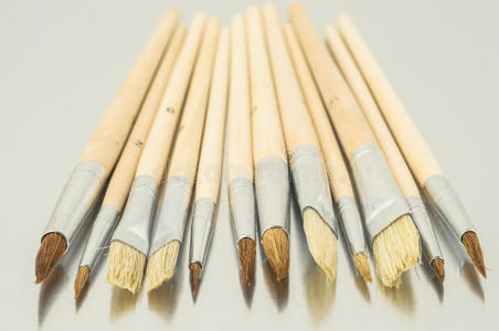 新型木质不同画笔质感图片