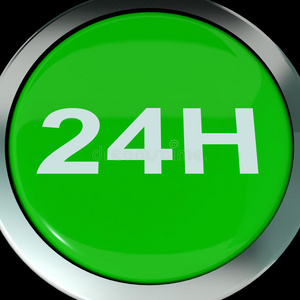 24小时按钮显示24小时开放