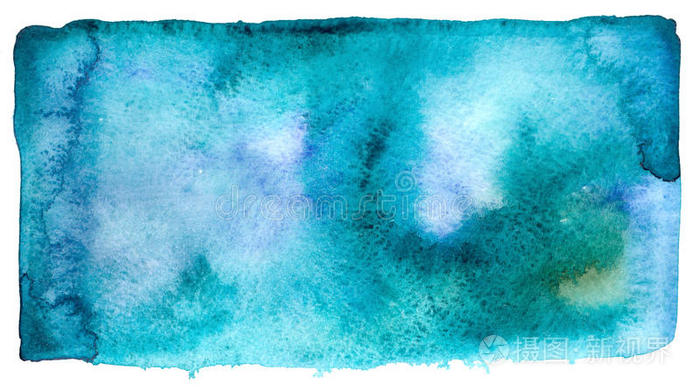 群青中风抽象蓝绿色背景飞溅背景矢量横幅绘画的数字化结构抽象说明