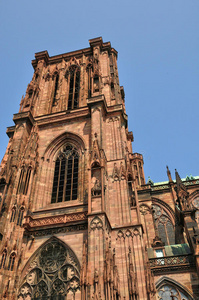 法国，阿尔萨斯斯特拉斯堡大教堂
