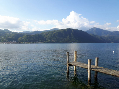 orta in autumn days and a caption of some old part of the countr