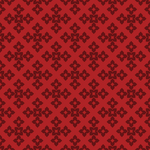 暗红色背景上的矢量红色无缝图案。现代时尚的质感。重复几何图形。当代平面设计。