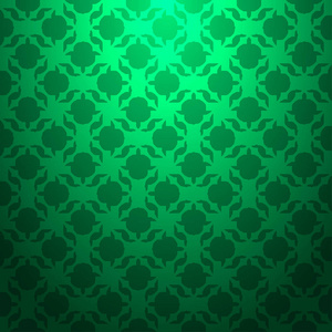 绿色抽象背景条纹纹理几何无缝图案，深底梯度