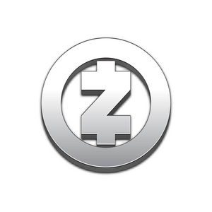 银z现金硬币符号孤立的网络矢量图标。 Z现金硬币时尚3D风格矢量图标。 凸起的符号插图。 银z现金硬币密码货币标志。