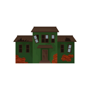 老房子和窗口图片