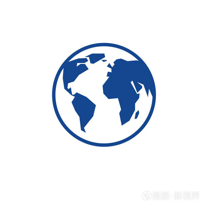 世界地球仪矢量标志