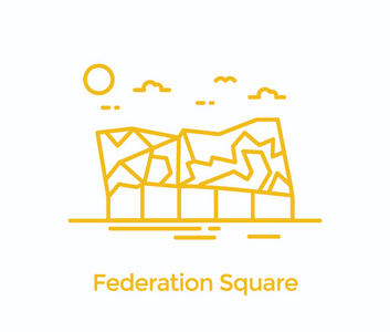 澳大利亚联邦广场艺术广场图片