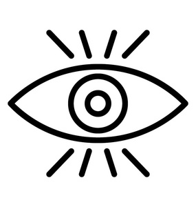眼睛是监控图标的象征