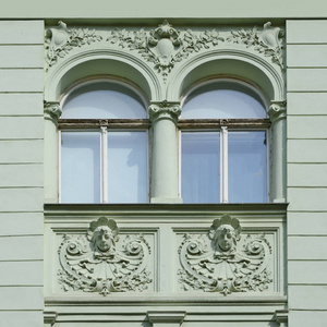 古建筑的窗户。