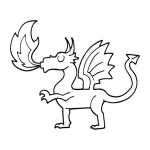 黑白龙图片-黑白龙素材-黑白龙插画-摄图新视界