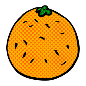 卡通涂鸦柑橘橘子图片