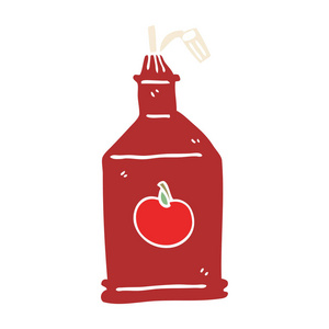 番茄涂鸦卡通涂鸦番茄酱照片