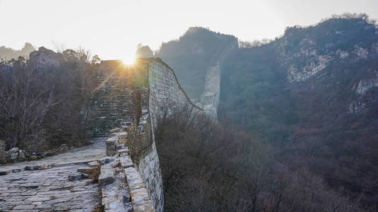 中国长城旧区美丽的风景