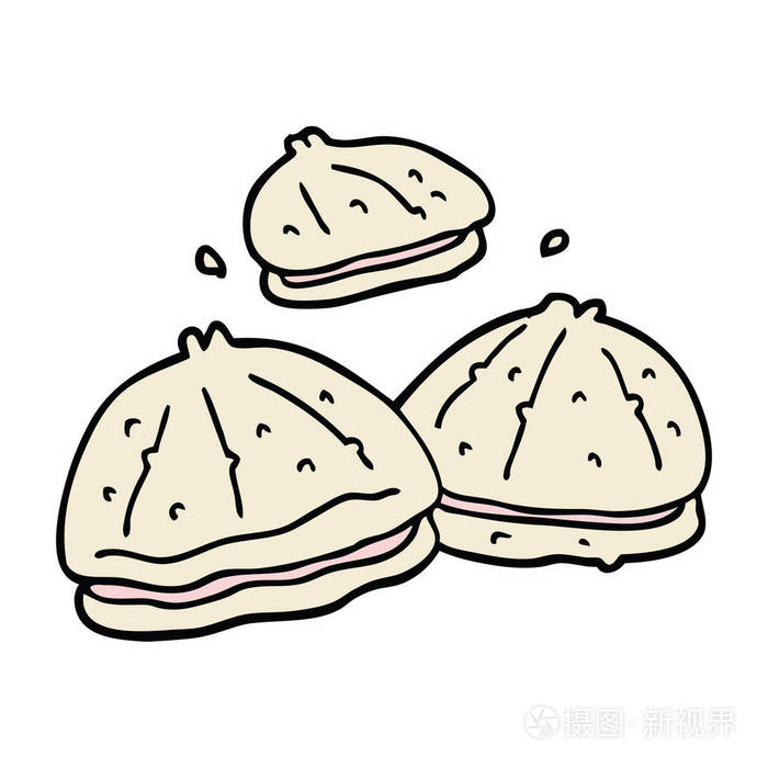 卡通涂鸦新鲜牡蛎插画-正版商用图片13xlkt-摄图新视界