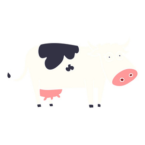 卡通涂鸦农场牛