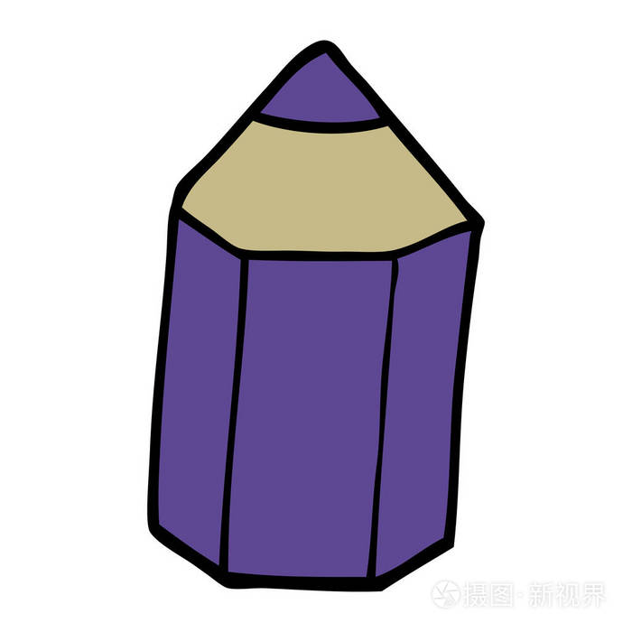 卡通涂鸦彩色铅笔