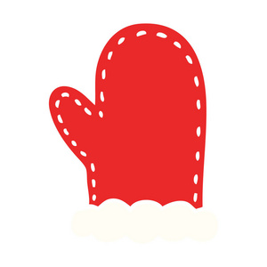 烤箱涂鸦绘图卡通涂鸦烤箱手套照片