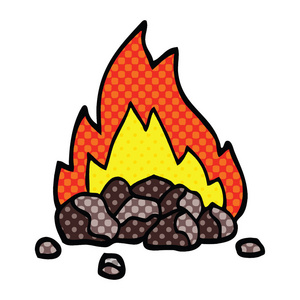 漫画卡通燃烧的关键漫画书式卡通燃烧煤照片