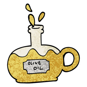 纹理插图卡通瓶油油照片