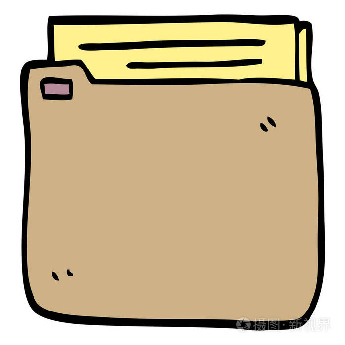 卡通涂鸦文件矢量