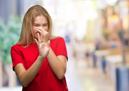 难闻的概念.照片