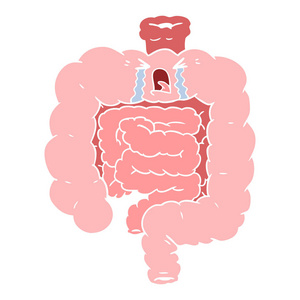 手绘肠道图片-手绘肠道素材-手绘肠道插画-摄图新视界