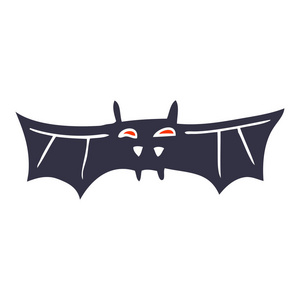 卡通涂鸦吸血鬼蝙蝠图片