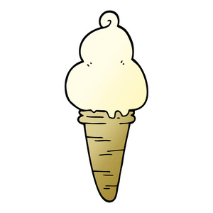 卡通涂鸦冰淇淋
