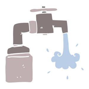 卡通水龙头图片