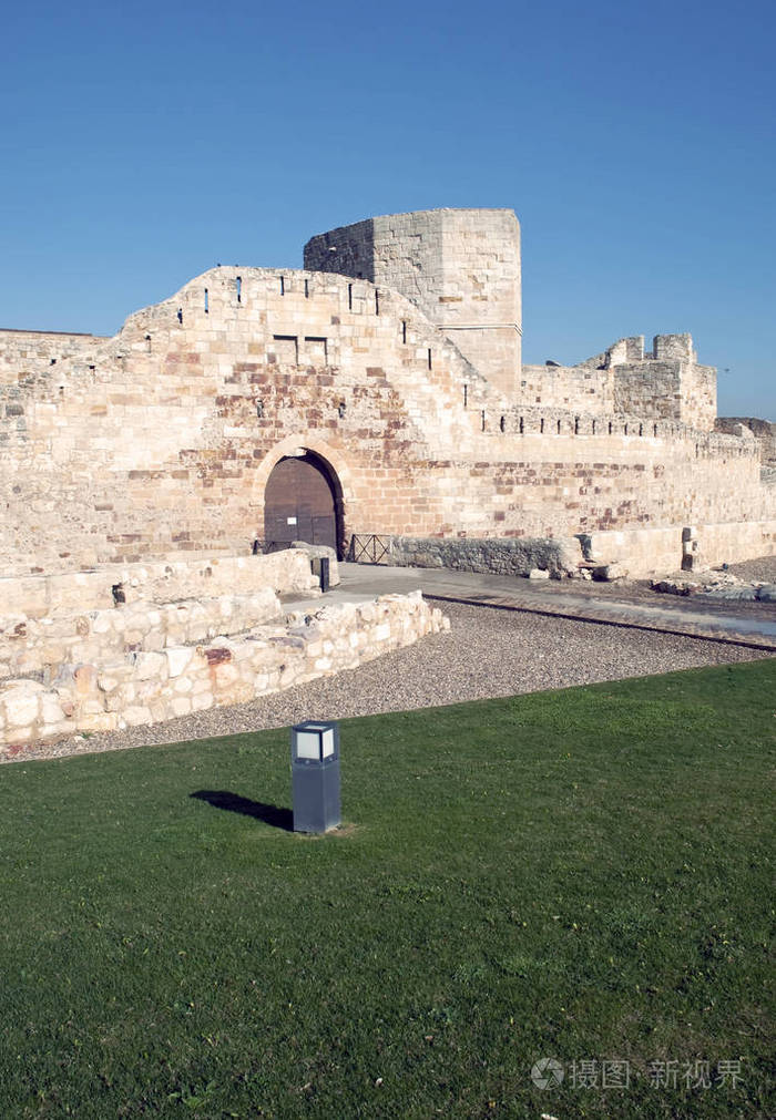 萨莫拉城堡的顶部