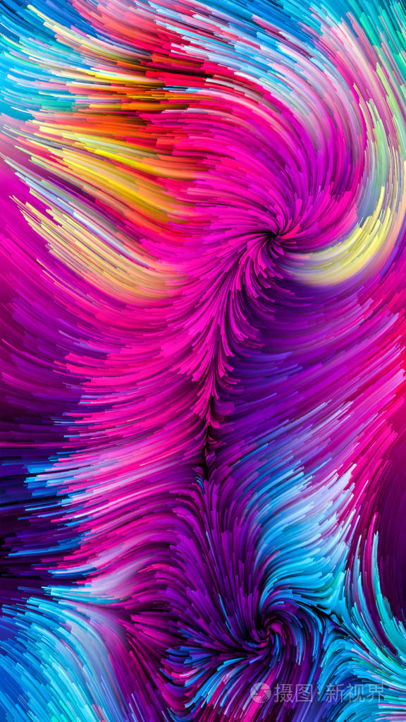 背景设计液体油漆图案的作品设计创意和想象力,用作壁纸的屏幕和杀父