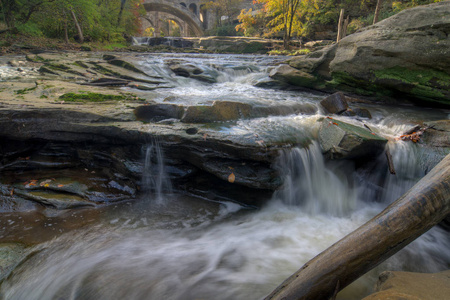 s best with autumn colors in the trees. The stone arch train bri