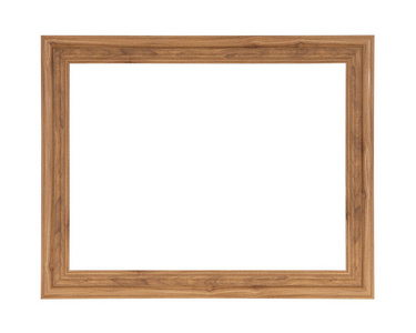 孤立的空框架经典框架孤立空在白色背景.照片