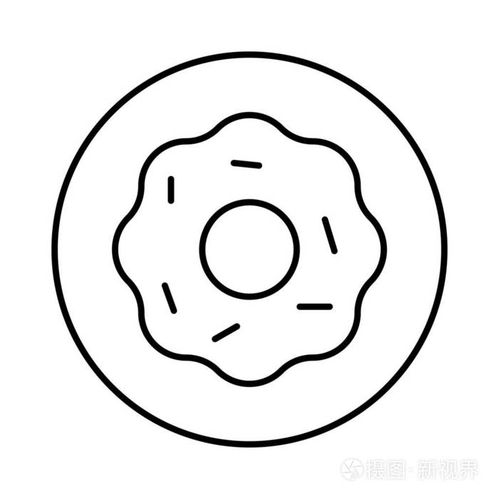 饼干饼干甜矢量颜色图标插画-正版商用图片13z0qs-摄图新视界