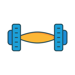 运动颜色矢量图标