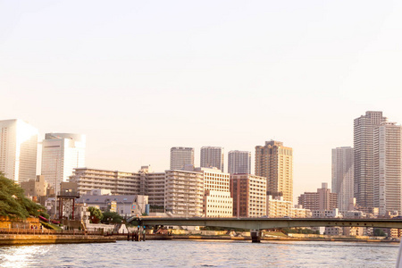 东京看船的景观景观苏美达河景图片