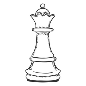 国际象棋素描图片-国际象棋素描素材-国际象棋素描插画-摄图新视界