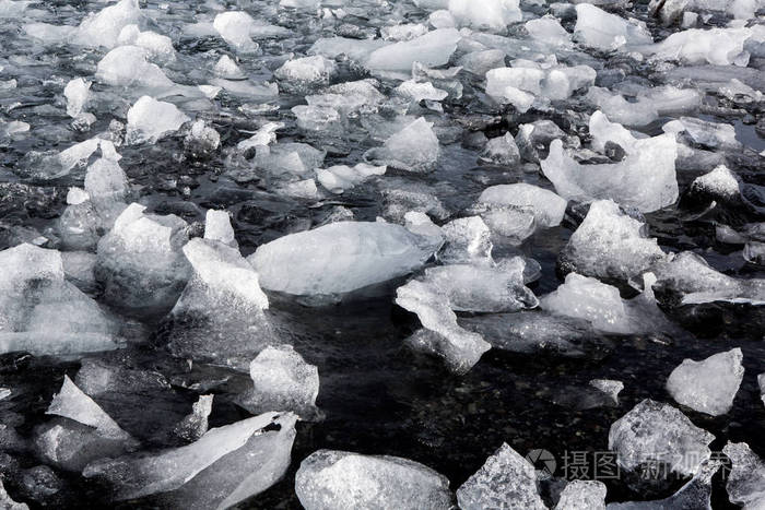 s glaciers at the famous Glacier Lagoon. Beautiful cold landscap